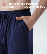 DAVID ARCHY Men's Pajama Pants Cotton Bottoms Soft Lightweight Loungewear with Drawstring and Pockets 2 Pack