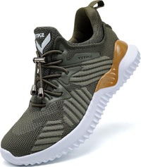 JMFCHI Boys Girls Kids' Sneakers Knitted Mesh Sports Shoes Breathable Lightweight Running Shoes for Kids Fashion Athletic Casual Shoes