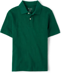 The Children's Place Boys' Uniform Short Sleeve Pique Polo
