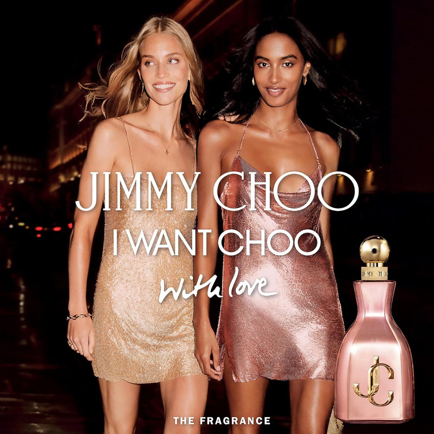 Jimmy Choo - I Want Choo With Love Eau de Parfum - Women's Fragrance - Floral & Ambery - With notes of Orange Flower Petals, Rose & Vanilla