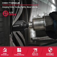 29-Piece 1/2" Drive Impact Socket Set, SAE (3/8 to 1 inch) and Metric (10-24mm) Sizes with Extension Bars Standard Deep Socket Set CR-V Material High Durability Impact Wrench