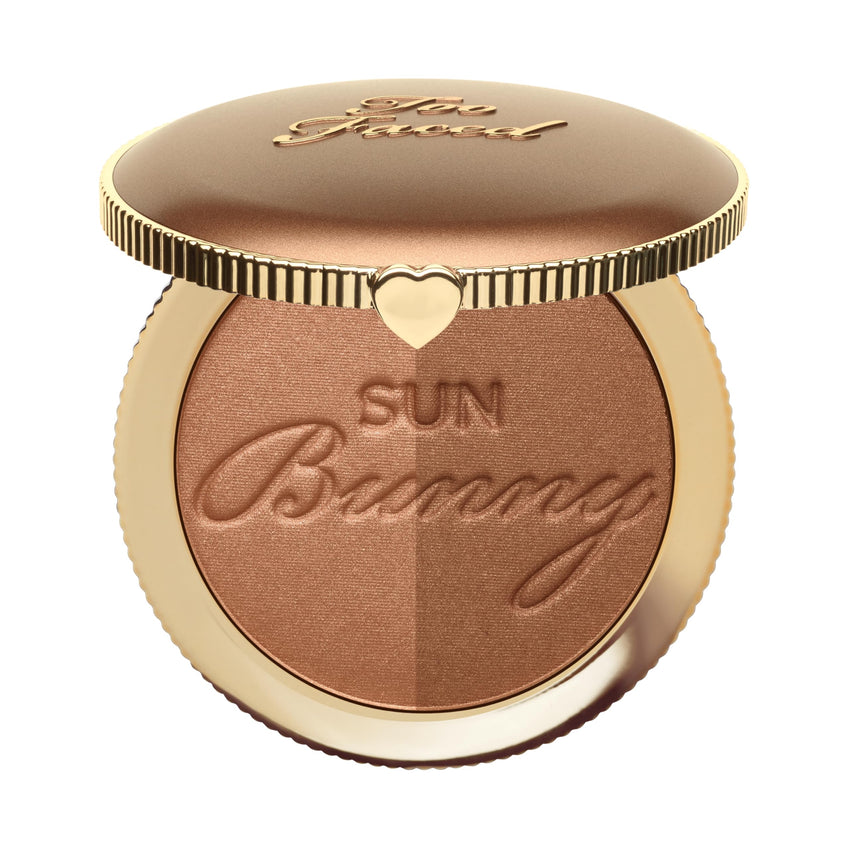 Too Faced Sun Bunny Bronzer | Buildable Luminous Glow for Sun-Kissed Finish + Cruelty Free, 0.28 Ounce