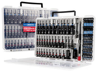 80-Piece Premium Magnetic Impact Nut Driver Set Metric & SAE with Socket Adapters, Bit Holder, Wing Nut Driver, Universal Sockets, Quick Release Extension, Power Bits