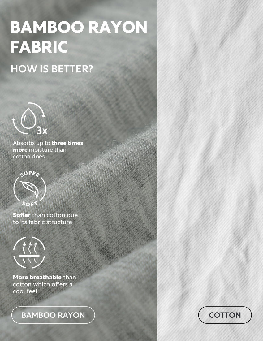 DAVID ARCHY Men's Underwear Briefs Rayon Made from Bamboo Wicking-Moisture Support Pouch Soft Underwear for Men 4 or 7 Pack