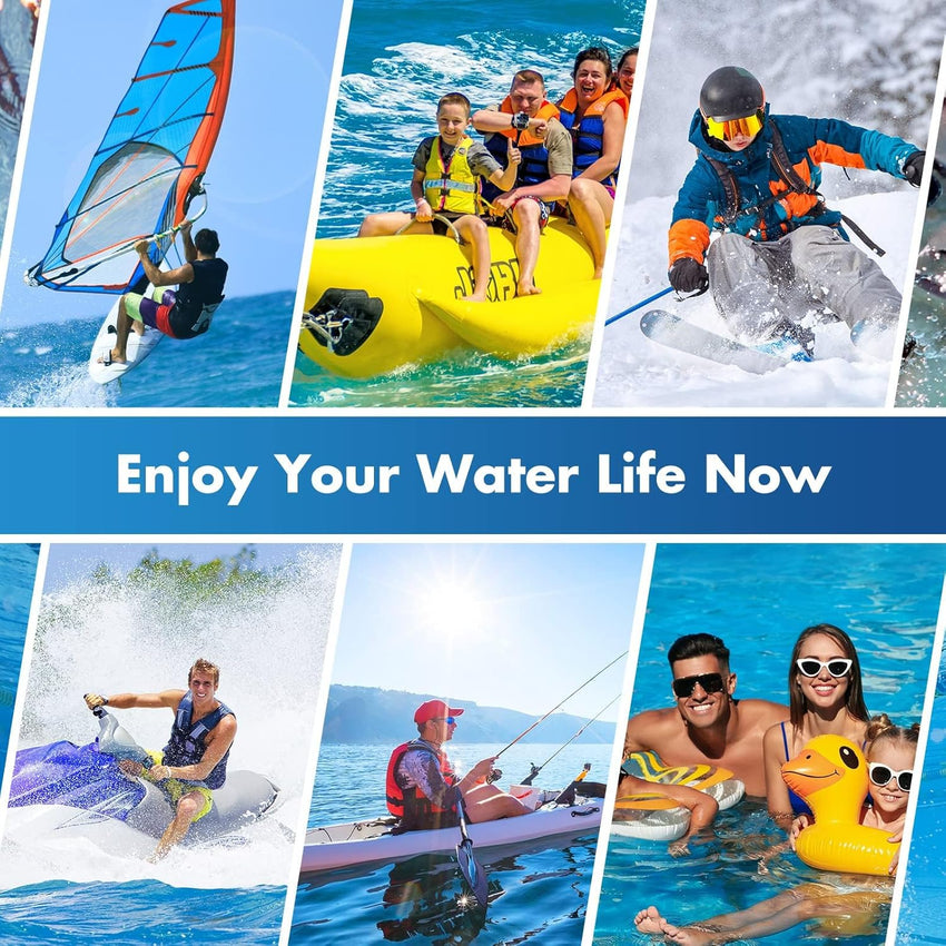 UNBREAKcable Floating Waterproof Phone Pouch 2 Pack, IPX8 Waterproof Phone Case Dry Bag Kayak/Beach/Cruise Travel Essentials, Water Proof Pouch for iPhone 17 16 15 Pro Max, Samsung S25 Ultra S24-7"