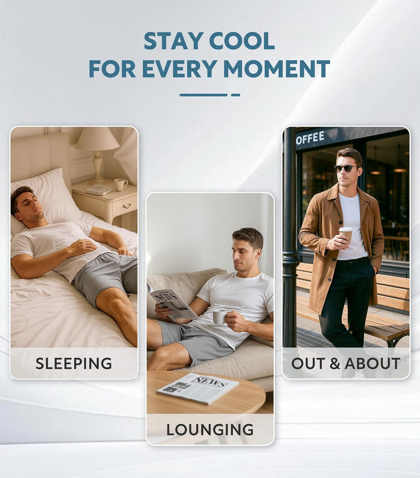 DAVID ARCHY Mens Boxer Shorts Breathable Soft Rayon Made from Bamboo Boxers for Men Loose Fit Mens Underwear 3 or 5 Pack