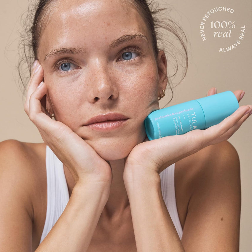 TULA Skin Care A+ Renewal Advanced Retinal + Peptides Serum - Nightly Facial Serum, Boosts Radiance and Hydrates, 1.01 Fl. oz.