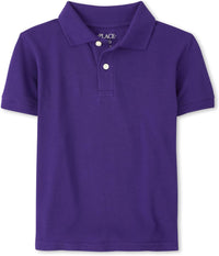 The Children's Place Boys' Uniform Short Sleeve Pique Polo
