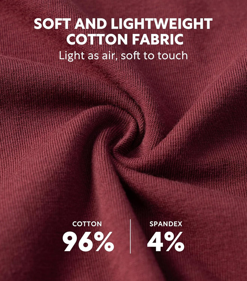 DAVID ARCHY Men's Pajamas Set Soft Cotton Long Sleeve Sleepwear Comfy Loungewear Pjs with Pockets