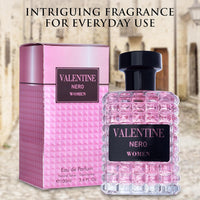 URBAN COLLECTION Valentine for Women Eau De Parfum - Amber Floral Jasmine, Bourbon Vanilla & Woods Oriental-Floral Fragrance with a Modern Twist Elegant 100ml Bottle Packed in Paper Box
