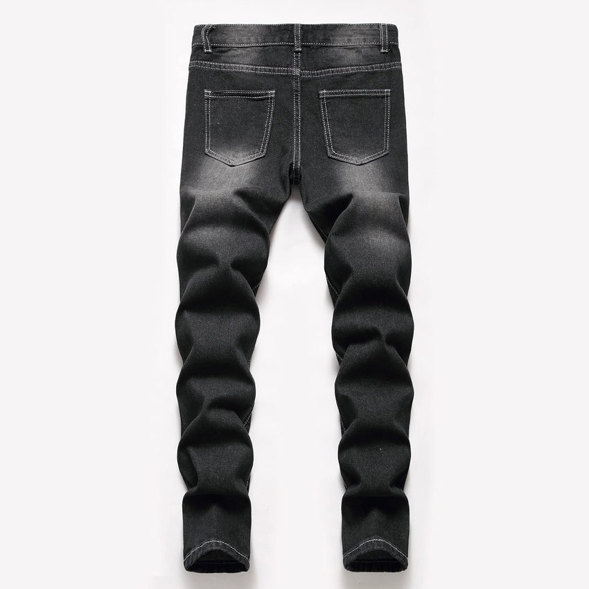 FREDD MARSHALL Boy's Skinny Fit Ripped Destroyed Distressed Fashion Kids Denim Jeans Pants