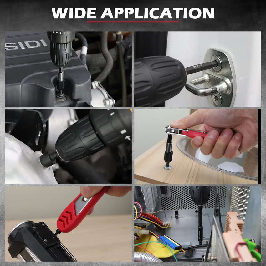 232-Piece Ultimate Screwdriver Bit Set, Cr-V Impact Driver Bit Set Includes Security Bits,Nut Driver, Ratchet Wrench and Bits Holder