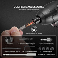 VEVOR Drill Bit Set, 246 Pieces Drill and Driver Bit Set, Screwdriver Bit Set Suitable for Wood Metal Cement Drilling and Screw Driving, Drill Bit Sets Combo Kit Assorted in Organized Carrying Case