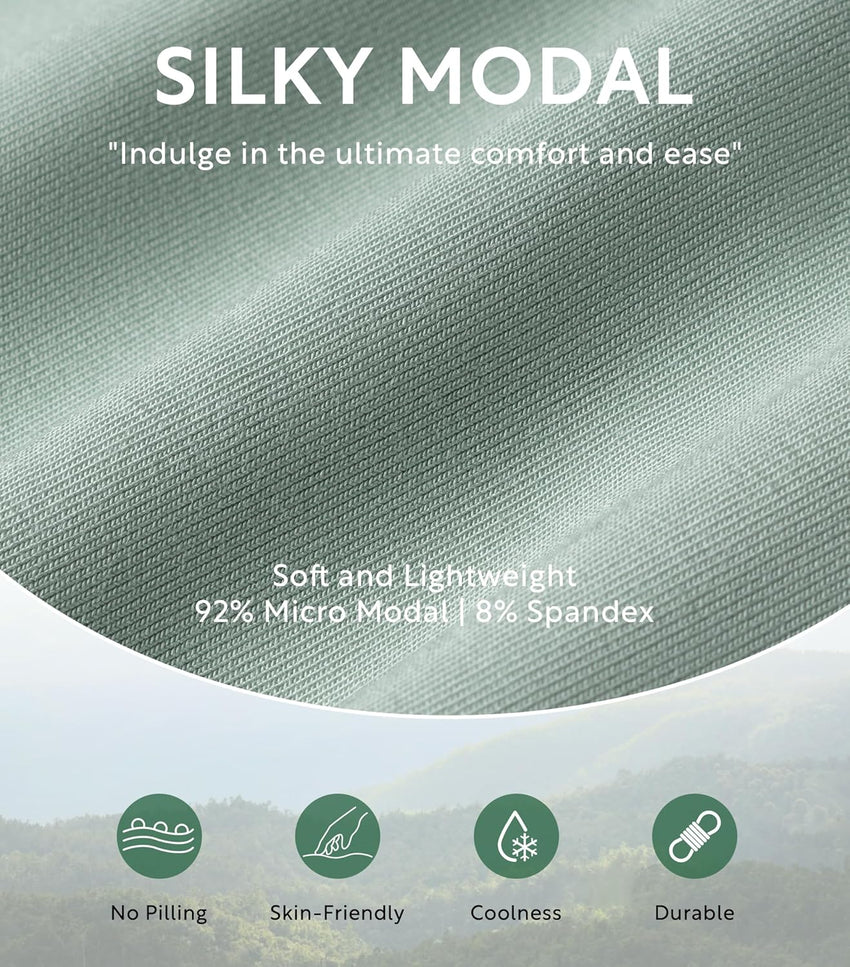 DAVID ARCHY Men's Ultra Soft Underwear Micro Modal Breathable Moisture Wicking Seamless Underwear for Men Multipack