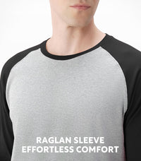 DAVID ARCHY Mens Pajamas Set - Soft Pj Sets for Men Long Sleeve Pajamas Men Cotton Mens Pjs Sets Loungewear with Pockets