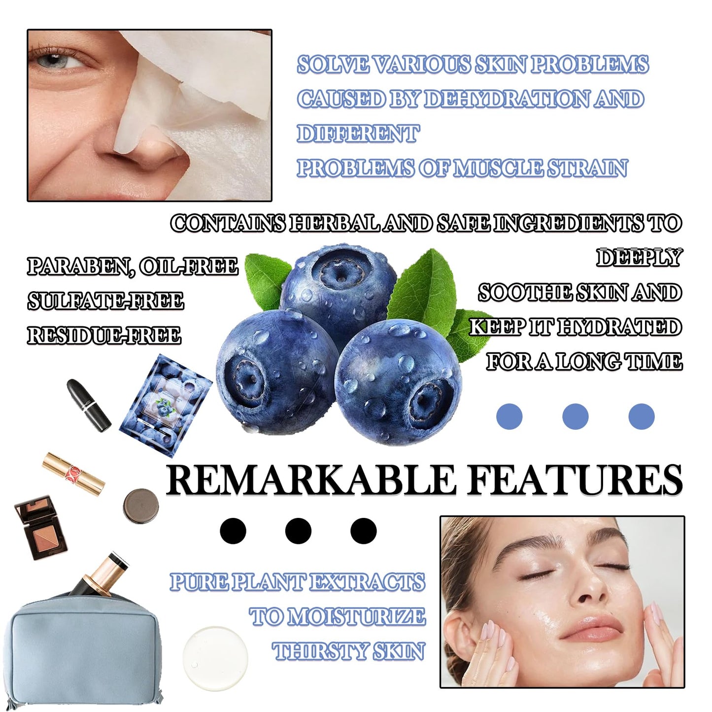 LZYLLS 24 Pcs Clay Face Mask with Brush,Hydrating Mud Face Mask Set,Deep Cleaning Oil Control Clay Facial Masks for Blackheads Remover,Mud Facial Masks Skincare Gift Set