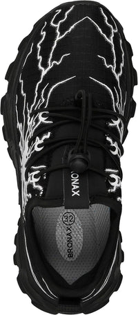 BRONAX Little/Big Boys Comfortable Graffiti Personality Tennis Shoes