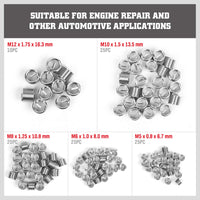 Thread Repair Thread Chaser Tool Set - 49PCS Thread Cleaner Rethreading Master Kit Metric SAE Bolt Restorer File Nut Rethreader Automotive Wheel Stud Spark Plug Engine Standard Screw Threading UNC UNF