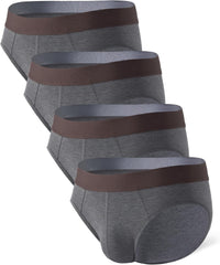 DAVID ARCHY Men's Underwear Briefs Rayon Made from Bamboo Wicking-Moisture Support Pouch Soft Underwear for Men 4 or 7 Pack