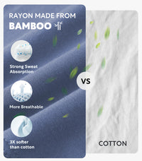 DAVID ARCHY Men's Underwear Briefs Rayon Made from Bamboo Wicking-Moisture Support Pouch Soft Underwear for Men 4 or 7 Pack