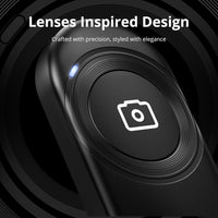 ATUMTEK Camera Remote Shutter for iPhone and Android Smartphones (2 Pack), Wireless Phone Remote Control Selfie Button for Photos and Videos (Bluetooth 5.2), Wrist Strap Included, Black Stylish