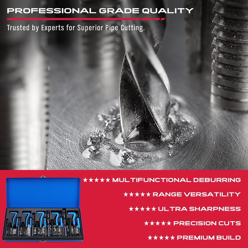 Thread Repair Thread Chaser Tool Set - 49PCS Thread Cleaner Rethreading Master Kit Metric SAE Bolt Restorer File Nut Rethreader Automotive Wheel Stud Spark Plug Engine Standard Screw Threading UNC UNF