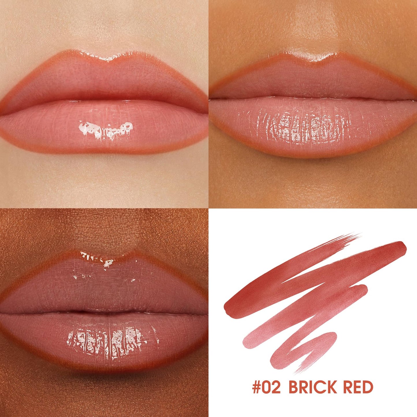 Jolilab Lip Stain Peel Off, Waterproof & Long Lasting, Highly Pigmented for All Skin Types(4Pcs Set)