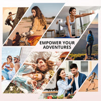 ATUMTEK 55" Selfie Stick Tripod, All-in-one Extendable Aluminum Phone Tripod with Rechargeable Bluetooth Remote for iPhone and More, Fitting 4.7-7 inch Smartphones, Pink