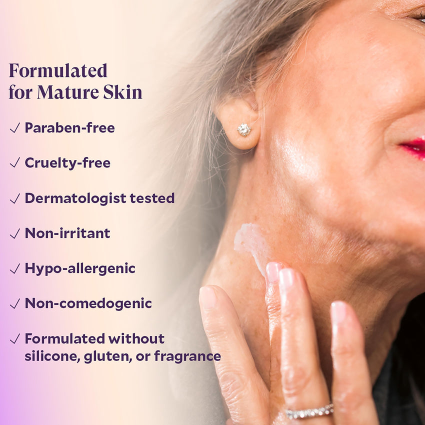 FIÈRA Neck Firming & Tightening Cream - Anti-Aging Moisturizer for Sagging Skin, Improves Neck and Jawline Definition, Reduces Wrinkles, Boosts Hydration for Mature Skin - 1.69 FL. OZ. / 50 ML