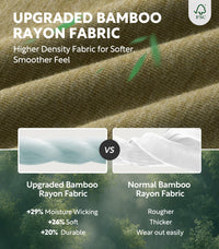 DAVID ARCHY Mens Boxers Soft Rayon Made from Bamboo Boxers for Men Pack Loose Underwear Cooling Mens Boxer Shorts