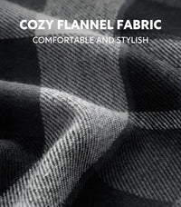 DAVID ARCHY Men's Flannel Pajama Pants, Soft & Cozy Cotton Pajama Pants, Lightweight Plaid Pants for Men with Pockets 2-Pack