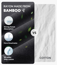 DAVID ARCHY Men's Underwear Briefs Rayon Made from Bamboo Wicking-Moisture Support Pouch Soft Underwear for Men 4 or 7 Pack