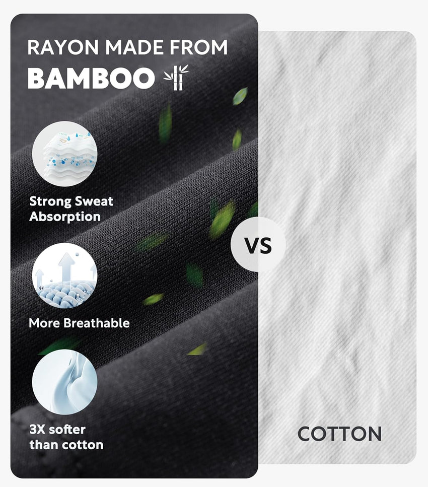 DAVID ARCHY Men's Underwear Briefs Rayon Made from Bamboo Wicking-Moisture Support Pouch Soft Underwear for Men 4 or 7 Pack