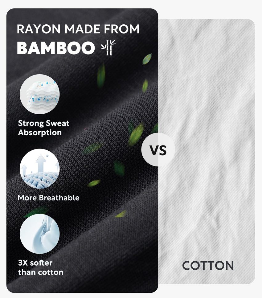 DAVID ARCHY Men's Underwear Briefs Rayon Made from Bamboo Wicking-Moisture Support Pouch Soft Underwear for Men 4 or 7 Pack