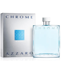 Azzaro Chrome Eau de Toilette - Fresh Aquatic Mens Cologne - Citrus, Woody, Musky Fragrance -Fresh Notes of Bergamot - Everyday Wear - Classic Summer Beach Scent - Luxury Perfumes for Men