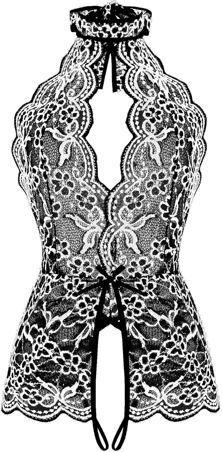 Ababoon Women One Piece Lingerie Lace Sexy Baby Dolls Teddy Sleepwear