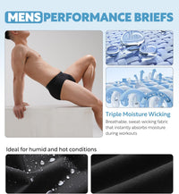 DAVID ARCHY Men's Underwear Ultra Soft Modal Dual Pouch Briefs Support Comfortable lightweight Briefs for Men 4 or 7 Pack