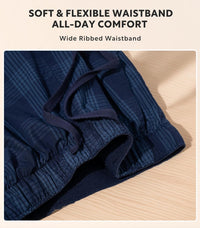 DAVID ARCHY Mens Pajama Pants Soft Cotton Plaid Sleepwear, Comfy Lounge Woven Pajamas Bottoms PJ Pant for Men, 3 pack