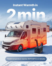 VEVOR Diesel Heater 8KW, DC 12V/24V, All in One Portable Diesel Air Heater with Bluetooth APP Control, Remote Control and LCD Screen, 1.9 Gal Fuel Tank for Trucks, Vans, RVs, Campers, and Garages