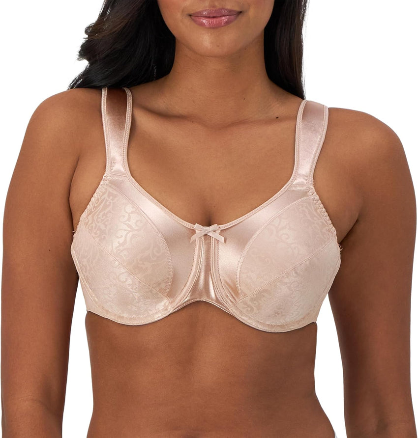Bali Women's Satin Tracings Minimizer Underwire Bra