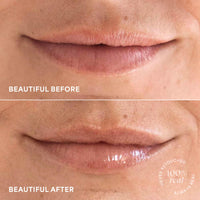 TULA Skin Care Glaze Plumping Lip Treatment - Hydrating & Glossy Lip Balm with Hyaluronic Acid & Peptides, 0.28 oz.