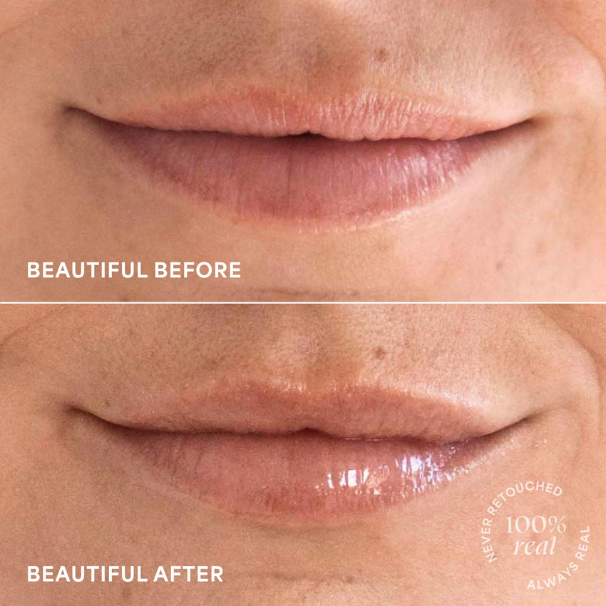 TULA Skin Care Glaze Plumping Lip Treatment - Hydrating & Glossy Lip Balm with Hyaluronic Acid & Peptides, 0.28 oz.