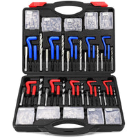 Thread Repair Thread Chaser Tool Set - 49PCS Thread Cleaner Rethreading Master Kit Metric SAE Bolt Restorer File Nut Rethreader Automotive Wheel Stud Spark Plug Engine Standard Screw Threading UNC UNF