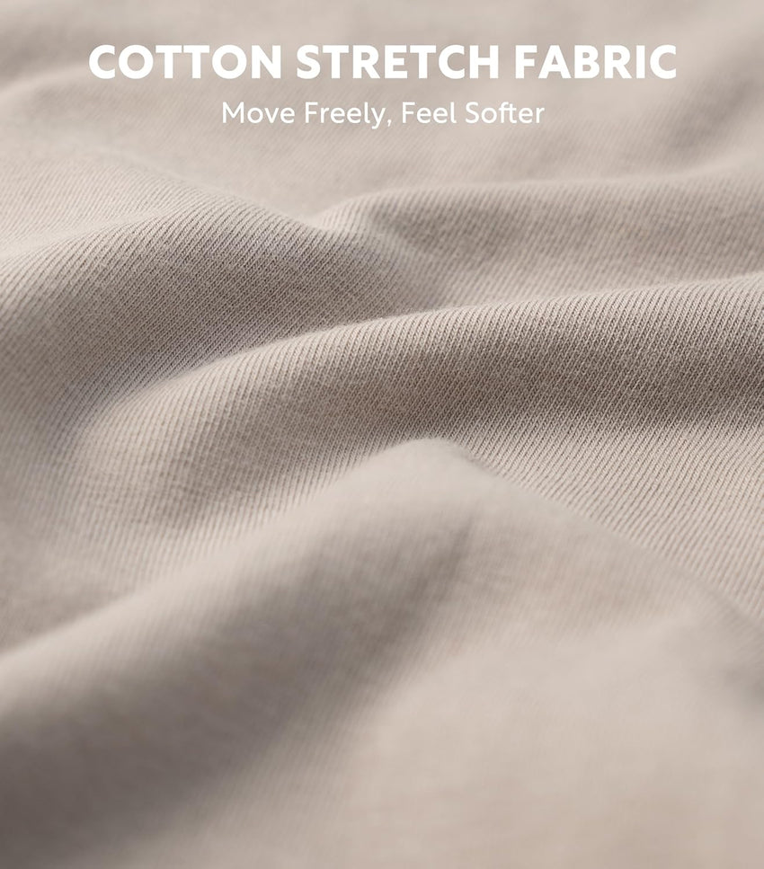 DAVID ARCHY Mens Pajamas Set - Soft Pj Sets for Men Long Sleeve Pajamas Men Cotton Mens Pjs Sets Loungewear with Pockets