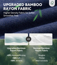 DAVID ARCHY Mens Boxers Soft Rayon Made from Bamboo Boxers for Men Pack Loose Underwear Cooling Mens Boxer Shorts