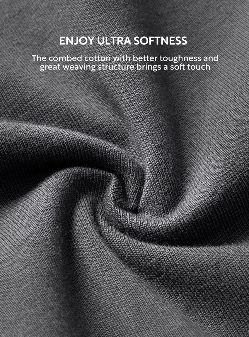 DAVID ARCHY Men's Pajama Pants Cotton Comfy Sleep Bottoms, Lightweight Lounge Pants with Pockets Soft Sleepwear PJs, 2 Pack