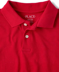 The Children's Place Boys' Uniform Short Sleeve Pique Polo