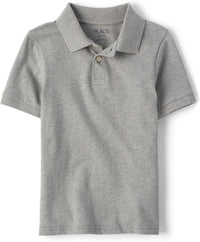 The Children's Place Boys' Uniform Short Sleeve Pique Polo