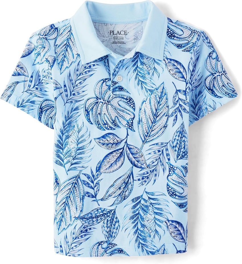 The Children's Place Boys' Uniform Short Sleeve Pique Polo