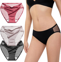 Silky Smooth Invisible Hipster Bikini Underwear for Women Frozen Silk Seamless Panties with Silky Tactile Touch